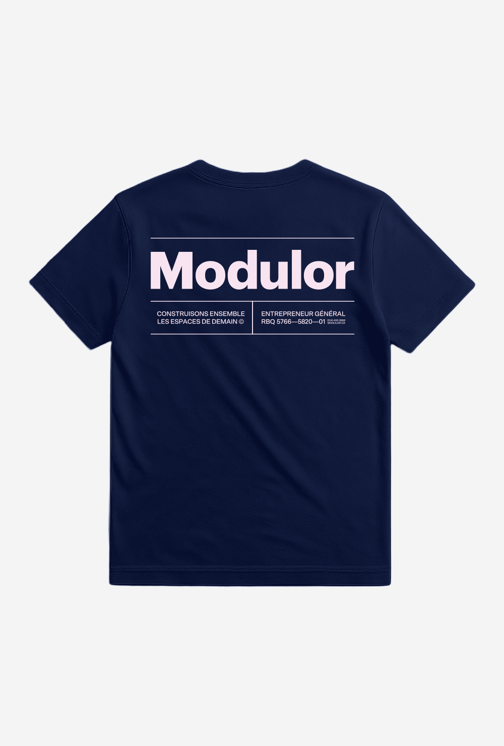 T-SHIRT CLASSIQUE NAVY / ROSE