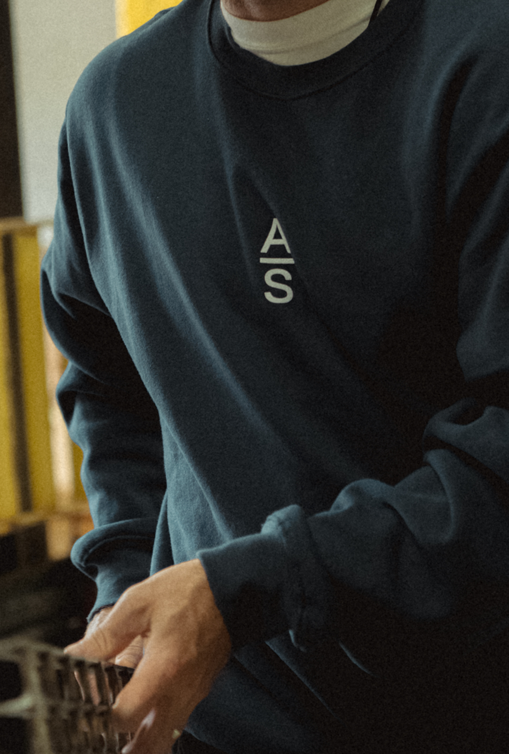 CREWNECK VINTAGE ATOMIC BLEU ANCIEN LOGO