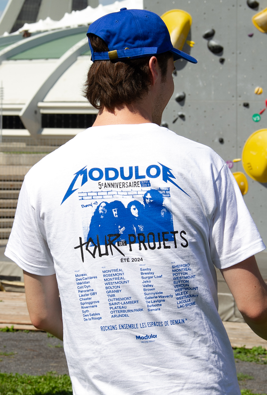 T-SHIRT BLANC MODULOR TOUR 5 ANS