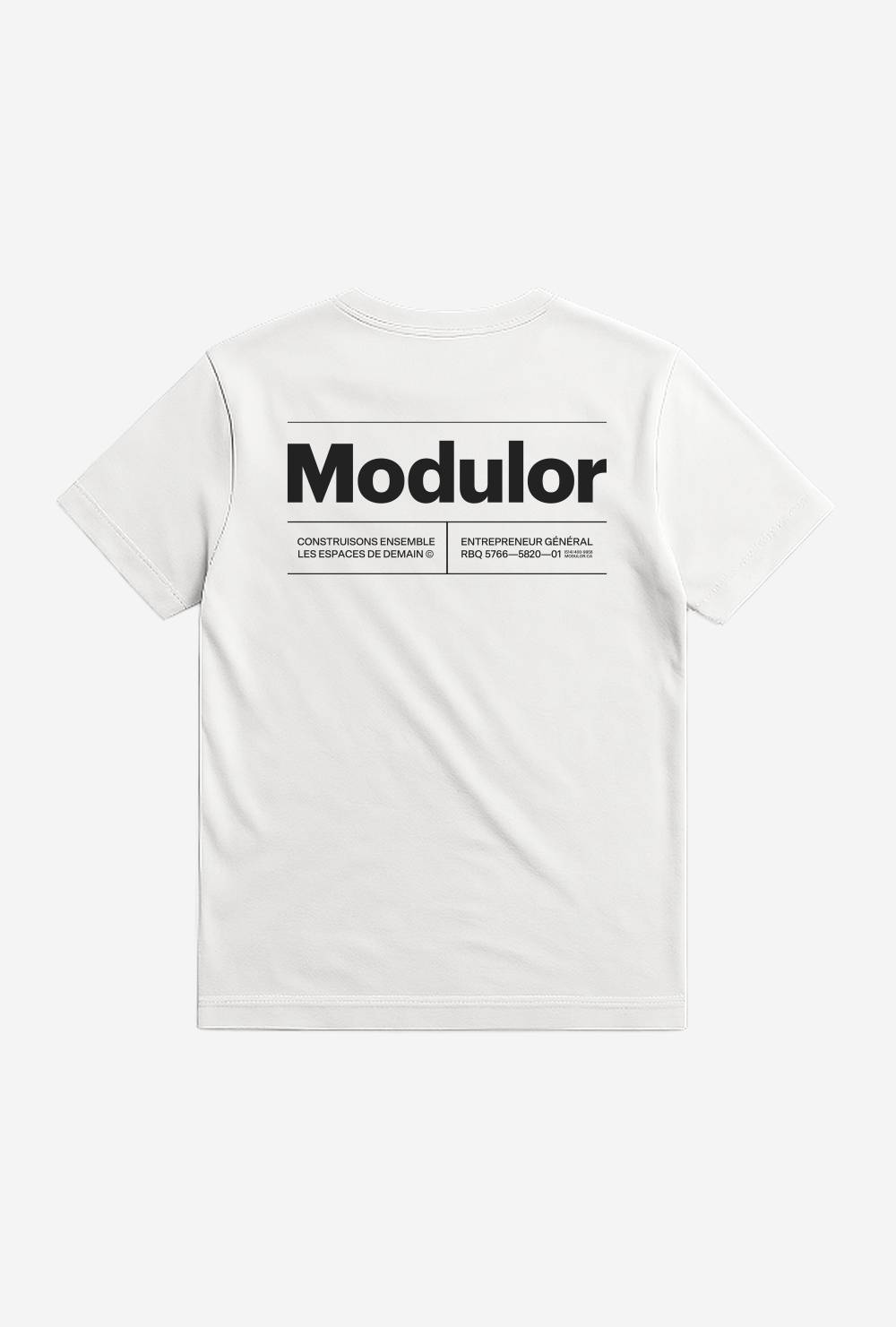 T-SHIRT CLASSIQUE BLANC