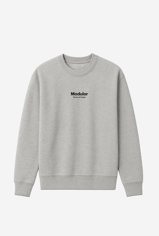 CREWNECK CLASSIQUE GRIS