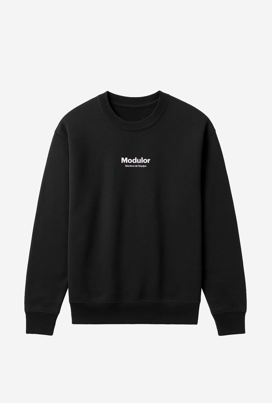 CREWNECK CLASSIQUE NOIR