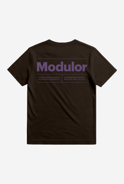 T-SHIRT CLASSIQUE BRUN