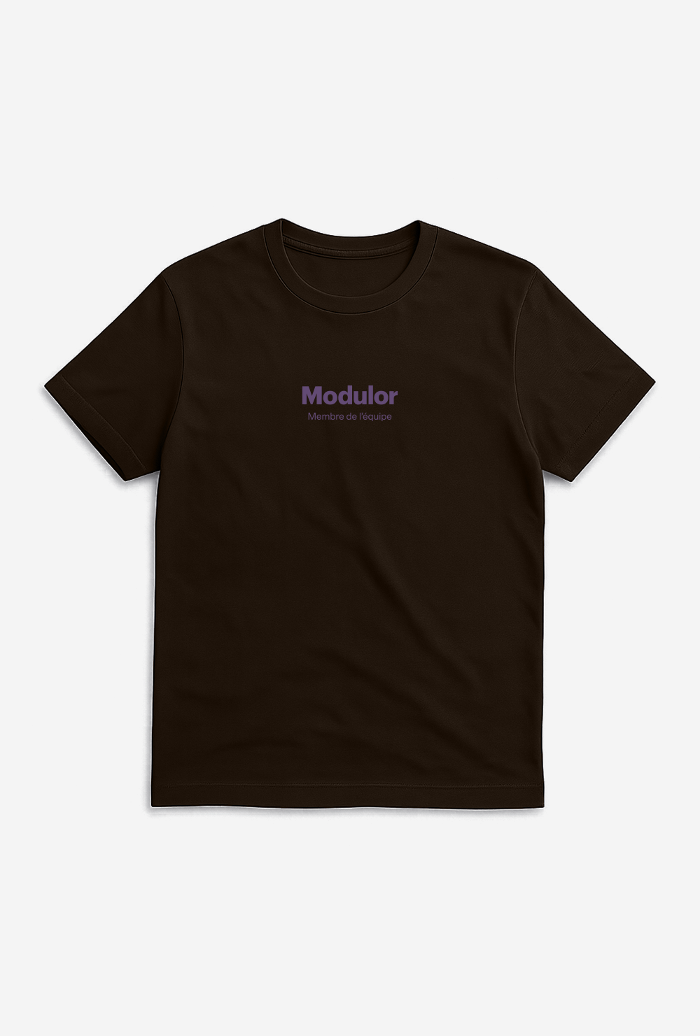 T-SHIRT CLASSIQUE BRUN