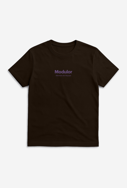 T-SHIRT CLASSIQUE BRUN