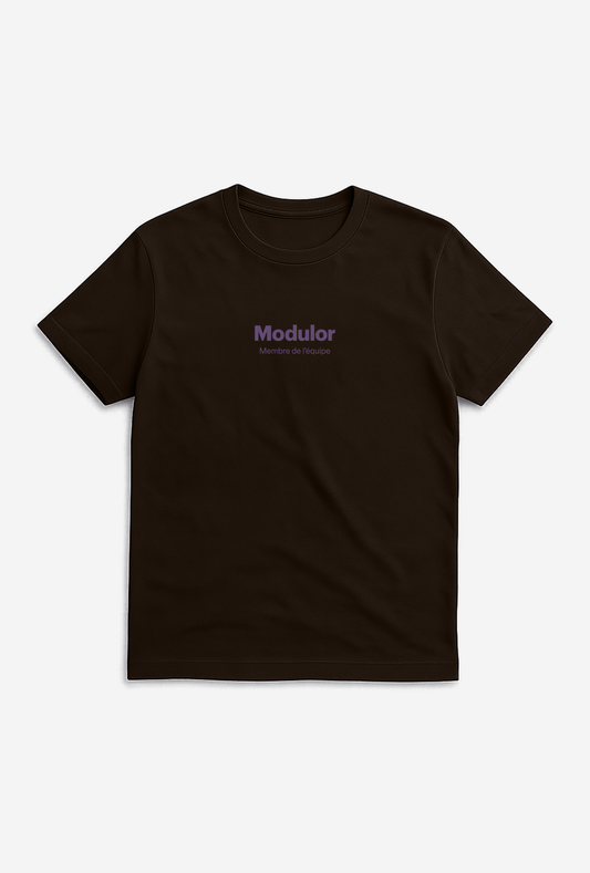 T-SHIRT CLASSIQUE BRUN