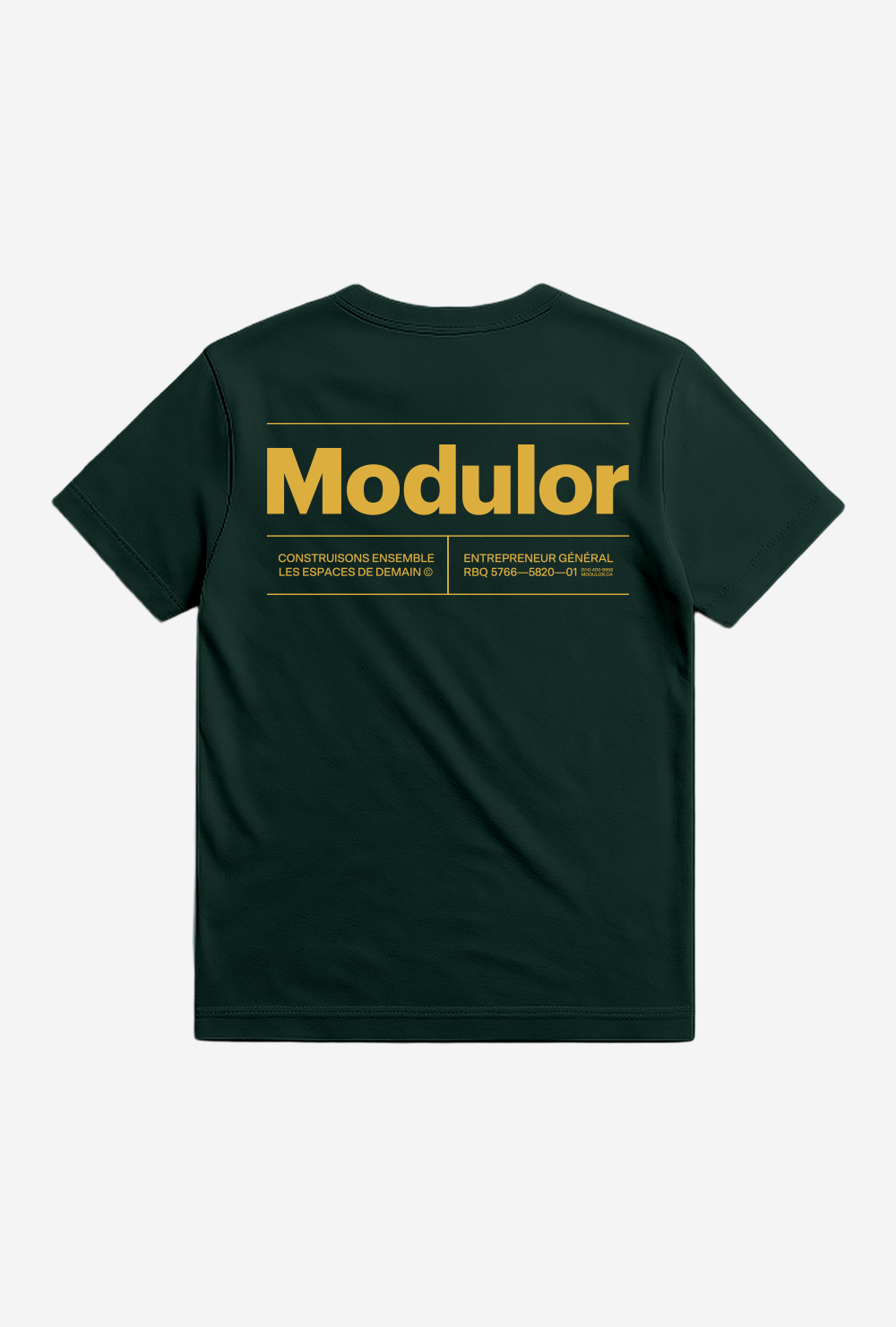 T-SHIRT CLASSIQUE VERT