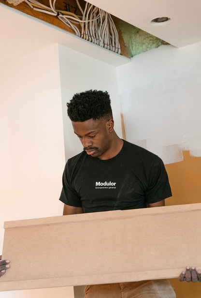 T-SHIRT ISOMÉTRIQUE NOIR