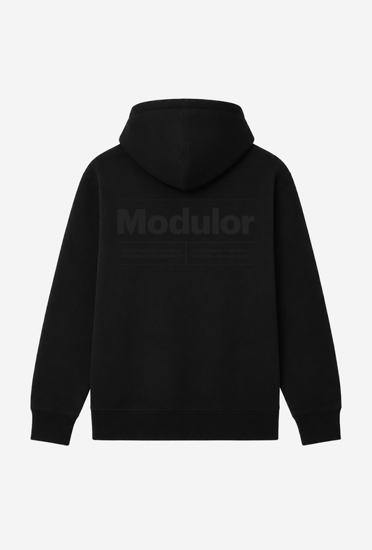 HOODIE CLASSIQUE BLACK ON BLACK