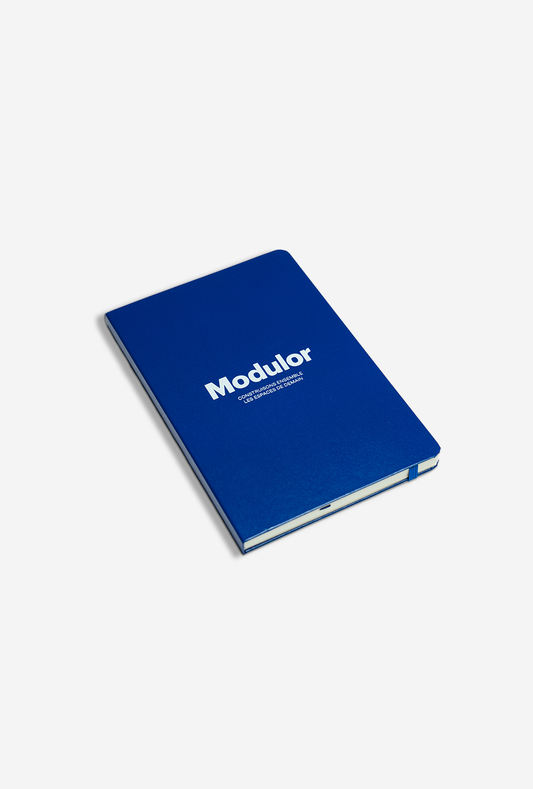 CAHIER DE NOTES - BLEU MODULOR