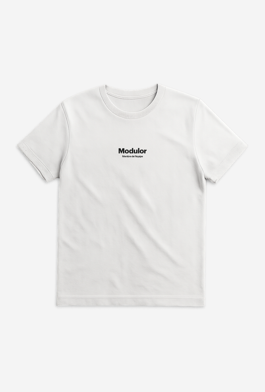 T-SHIRT CLASSIQUE BLANC