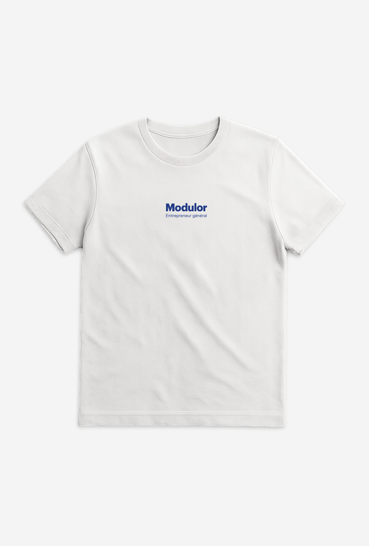 T-SHIRT ISOMÉTRIQUE BLANC