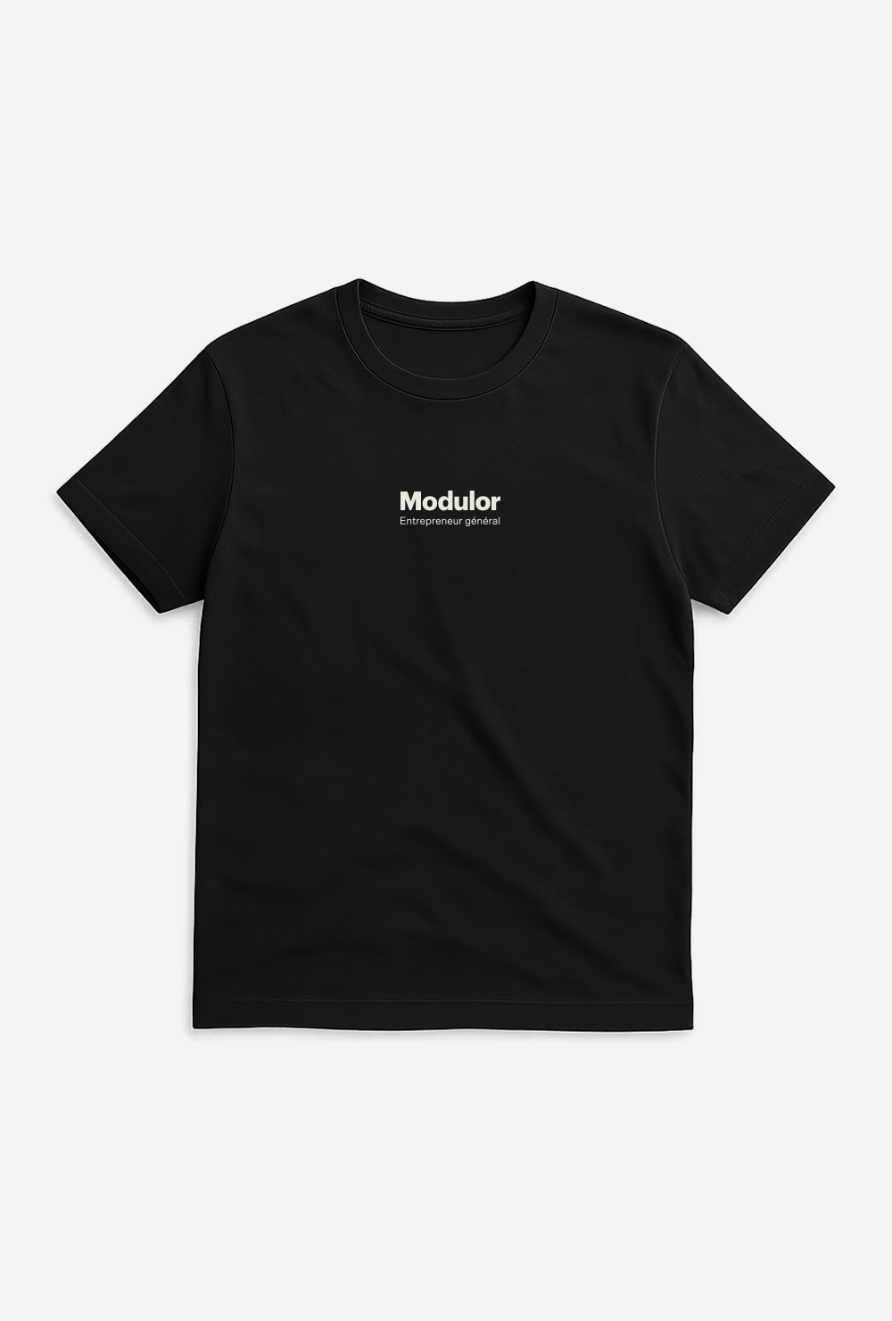 T-SHIRT ISOMÉTRIQUE NOIR
